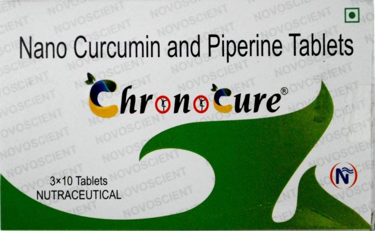 Chronocure Nano Curcumin and Piperine Tablets